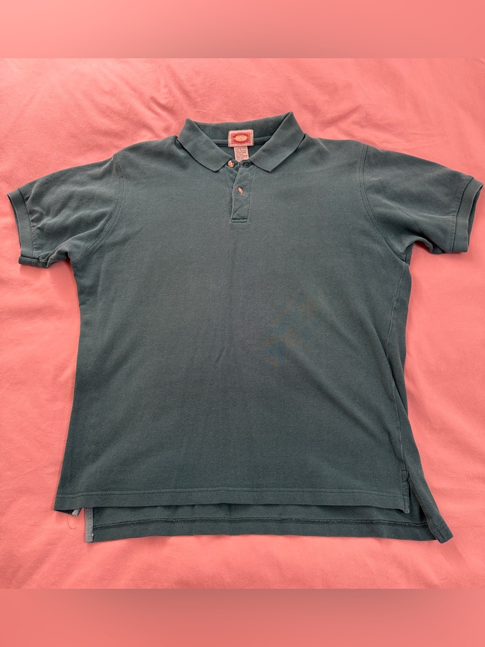 Vintage Banana Republic Men's Polo in Deep Teal